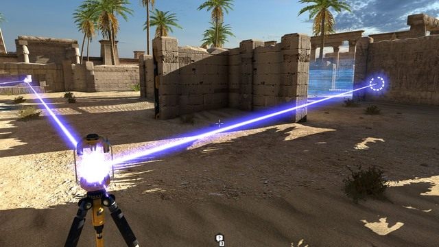 Otwórz złączem przedostatnie drzwi. - Świat B - dodatkowe poziomy | Wszystkie gwiazdki w The Talos Principle - The Talos Principle - poradnik do gry
