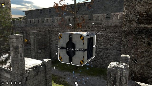 Sześcian w powietrzu. - Świat C - gwiazdki | Wszystkie gwiazdki w The Talos Principle - The Talos Principle - poradnik do gry