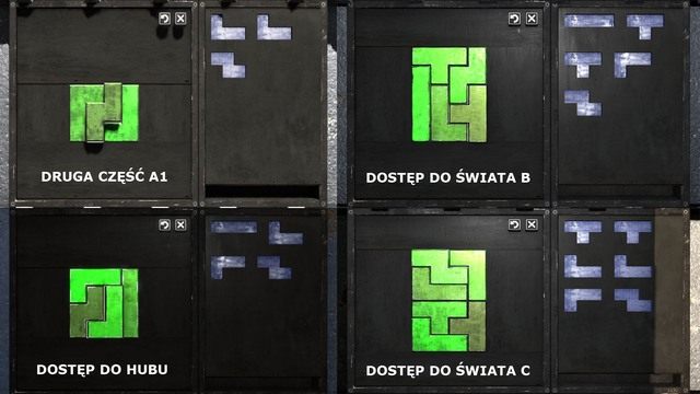 Zielone puzzle odblokowują dostęp do nowych światów. - Rozwiązanie układanek z puzzli | Puzzle i zakończenie w The Talos Principle - The Talos Principle - poradnik do gry