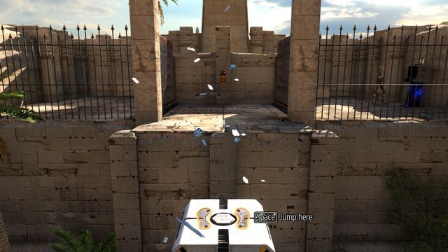 Wyskocz po sześcianach i użyj dźwigni - Bunny Hop | Road to Gehenna (DLC) - Świat 2 | The Talos Principle - The Talos Principle - poradnik do gry