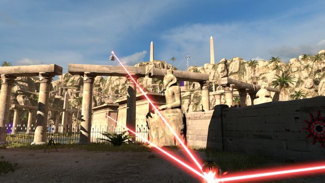 Połącz złącze z lewitującym na sześcianie złączem - Crater | Road to Gehenna (DLC) - Świat 2 | The Talos Principle - The Talos Principle - poradnik do gry