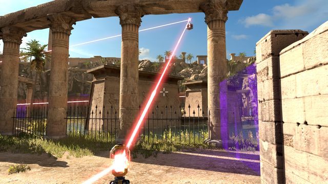 Połącz złącza tak, aby unoszące się przekazywało promień na koniec obszaru - Crater | Road to Gehenna (DLC) - Świat 2 | The Talos Principle - The Talos Principle - poradnik do gry