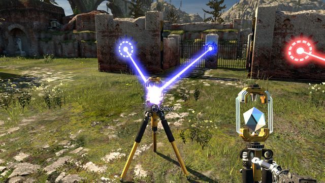 Potem uwalniaj po kolei każde ze złącz - Ray Trivia | Road to Gehenna (DLC) - Świat 3 | The Talos Principle - The Talos Principle - poradnik do gry