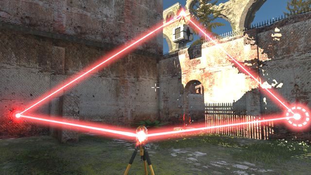 Jedno ze złącz musi znaleźć się w powietrzu - BFF | Road to Gehenna (DLC) - Świat 3 | The Talos Principle - The Talos Principle - poradnik do gry