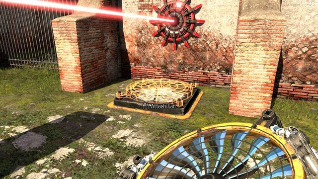 Zamontuj wentylator pod czerwonym przyciskiem - Harmony | Road to Gehenna (DLC) - Świat 3 | The Talos Principle - The Talos Principle - poradnik do gry