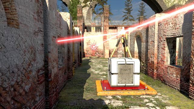 Przekieruj promień do przycisku i przez okno - Harmony | Road to Gehenna (DLC) - Świat 3 | The Talos Principle - The Talos Principle - poradnik do gry