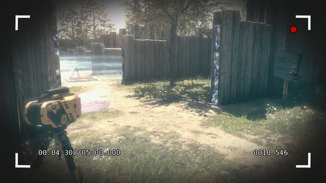 Nagraj siebie przestawiającego jammer na bramę - Press and Jam | Road to Gehenna (DLC) - Świat 4 | The Talos Principle - The Talos Principle - poradnik do gry