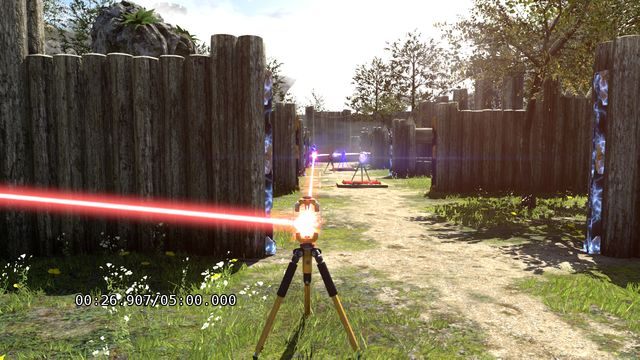 Przejdź wzdłuż korytarza i uwolnij robota dźwignią na końcu - Press and Jam | Road to Gehenna (DLC) - Świat 4 | The Talos Principle - The Talos Principle - poradnik do gry