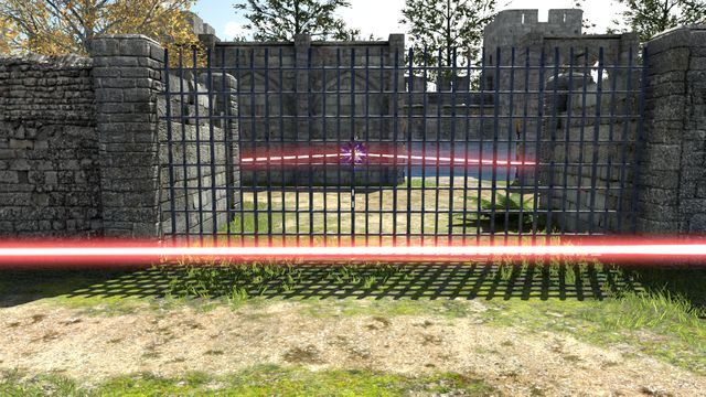 Połącz promienie i skieruj je na niebieski przycisk - Colliding Beams | Road to Gehenna (DLC) - Świat 4 | The Talos Principle - The Talos Principle - poradnik do gry