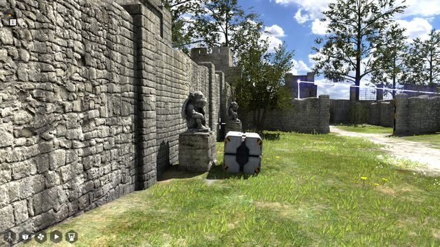 Połóż sześcian przed gargulcem - Świat 1 | Road to Gehenna (DLC) Wszystkie gwiazdki | The Talos Principle - The Talos Principle - poradnik do gry