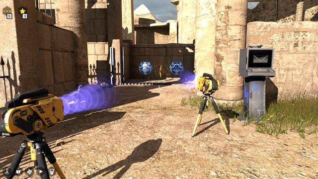 Zablokuj jammerami dwie kule - Świat 2 | Road to Gehenna (DLC) Wszystkie gwiazdki | The Talos Principle - The Talos Principle - poradnik do gry