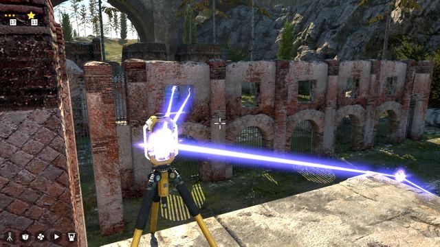 Połącz przyciski ze źródłem stawiając go na murze - Świat 3 | Road to Gehenna (DLC) Wszystkie gwiazdki | The Talos Principle - The Talos Principle - poradnik do gry