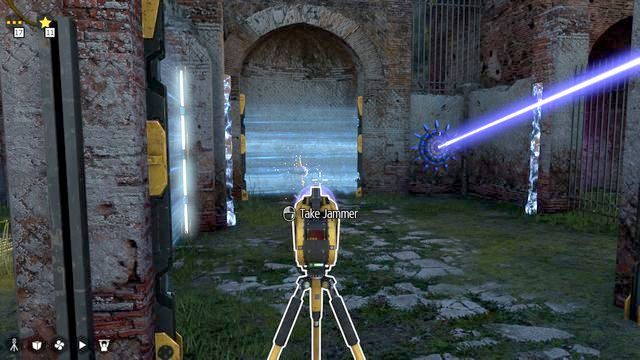 Zniszcz ostatnią barierę jammerem - Świat 3 | Road to Gehenna (DLC) Wszystkie gwiazdki | The Talos Principle - The Talos Principle - poradnik do gry