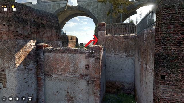 Następnie połóż na kuli z sześcianem trzymany w ręce sześcian i wskocz na niego, by dostać się na murek po przeciwnej stronie - Świat 3 | Road to Gehenna (DLC) Wszystkie gwiazdki | The Talos Principle - The Talos Principle - poradnik do gry