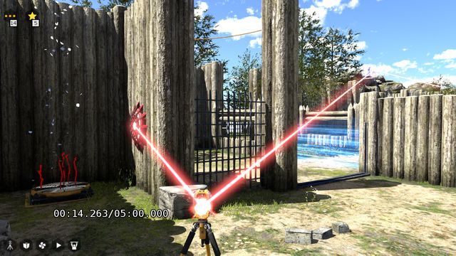 Przekieruj promień do wentylatora ze złącza na wzgórzu - Świat 4 | Road to Gehenna (DLC) Wszystkie gwiazdki | The Talos Principle - The Talos Principle - poradnik do gry