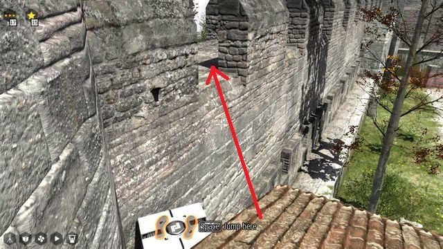 Wskocz na mur z dachu - Świat 4 | Road to Gehenna (DLC) Wszystkie gwiazdki | The Talos Principle - The Talos Principle - poradnik do gry