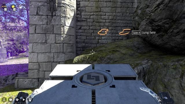 Przy barierze znajduje się wyjście po skałach - Świat 4 | Road to Gehenna (DLC) Wszystkie gwiazdki | The Talos Principle - The Talos Principle - poradnik do gry