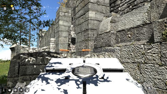 Wyskocz po zniszczonym murze na górę i wejdź do środka - Świat 4 | Road to Gehenna (DLC) Wszystkie gwiazdki | The Talos Principle - The Talos Principle - poradnik do gry