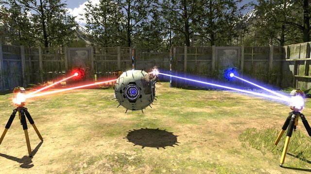 Dwa wspomniane złącza podłączone są do tego samego złącza w korytarzu oraz do źródeł - Binary | Road to Gehenna (DLC) Dodatkowy poziom | The Talos Principle - The Talos Principle - poradnik do gry