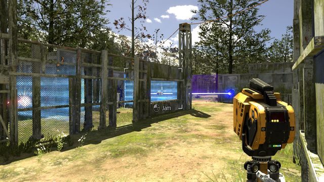 Pierwszy jammer ustaw na działkami - Double Trouble | Road to Gehenna (DLC) Dodatkowy poziom | The Talos Principle - The Talos Principle - poradnik do gry