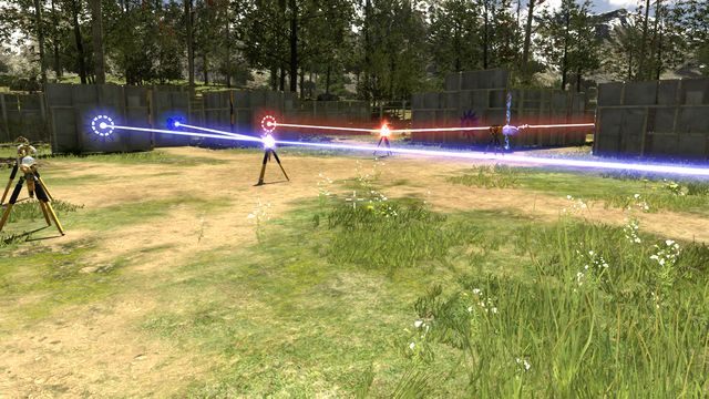 Uczyń niebieskie źródło samowystarczalnym i przekieruj je na przycisk po drugiej stronie - Ray Mania | Road to Gehenna (DLC) Dodatkowy poziom | The Talos Principle - The Talos Principle - poradnik do gry