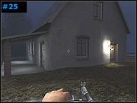 Zewsząd wyjdą Niemcy - najpierw zdejmij tych najbliżej stodoły, z lewej - Misja 2 - The Causeway | Medal of Honor Allied Assault Spearhead - Medal of Honor: Allied Assault - Spearhead - poradnik do gry