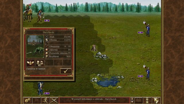 Własny atak stwora (11), oraz po tym, jak dodany do niego został atak bohatera (19). - Atak i Obrona | Bohater w Heroes of Might & Magic III - Heroes of Might & Magic III: HD Edition - poradnik do gry