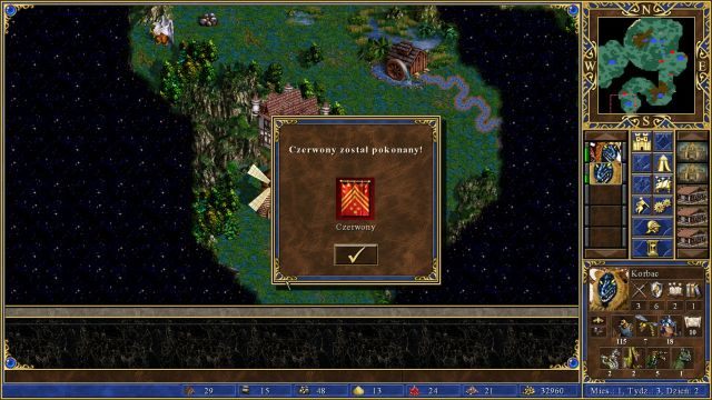 ...by już na początku 3 tygodnia mieć przeciwnika z głowy! - Przygranicze | Kampania - Wojenny Zamęt | Heroes of Might & Magic III - Heroes of Might & Magic III: HD Edition - poradnik do gry
