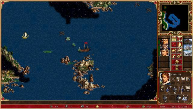Dobrze jest wcześnie wysłać 1-3 bohaterów na morze, gdyż jest tam masa skarbów do zebrania. - Tunele i Troglodyci | Kampania - Wyzwolenie | Heroes of Might & Magic III - Heroes of Might & Magic III: HD Edition - poradnik do gry