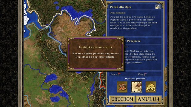 Wybierz Logistykę. - Bezpieczne przejście | Kampania - Pieśń dla Ojca | Heroes of Might & Magic III - Heroes of Might & Magic III: HD Edition - poradnik do gry