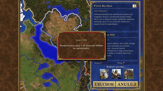 Wybierz Szare Elfy. - Zjednoczony Front | Kampania - Pieśń dla Ojca | Heroes of Might & Magic III - Heroes of Might & Magic III: HD Edition - poradnik do gry