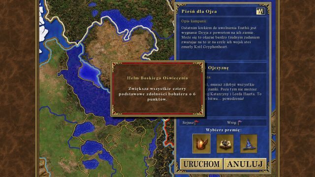 Hełm Boskiego Oświecenia to jeden z najmocniejszych artefaktów w grze. - Za Króla i Kraj | Kampania - Pieśń dla Ojca | Heroes of Might & Magic III - Heroes of Might & Magic III: HD Edition - poradnik do gry