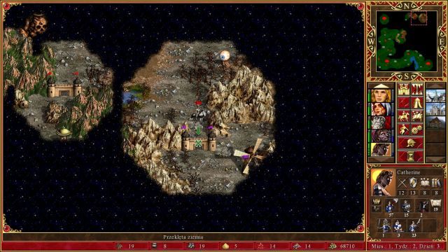 Za tym garnizonem znajdziesz już wrogie miasto. - Za Króla i Kraj | Kampania - Pieśń dla Ojca | Heroes of Might & Magic III - Heroes of Might & Magic III: HD Edition - poradnik do gry