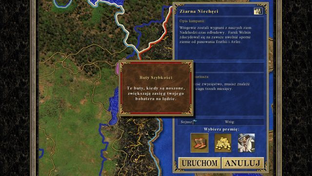 Buty Szybkości przydadzą ci się najbardziej. - Graal | Kampania - Ziarna Niezadowolenia | Heroes of Might & Magic III - Heroes of Might & Magic III: HD Edition - poradnik do gry