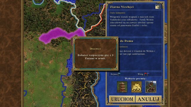 Wybierz Drzewce jako premię. - Droga do Domu | Kampania - Ziarna Niezadowolenia | Heroes of Might & Magic III - Heroes of Might & Magic III: HD Edition - poradnik do gry
