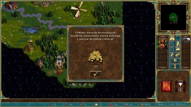 Doświadczysz tego widoku niejednokrotnie! - Niepodległość | Kampania - Ziarna Niezadowolenia | Heroes of Might & Magic III - Heroes of Might & Magic III: HD Edition - poradnik do gry