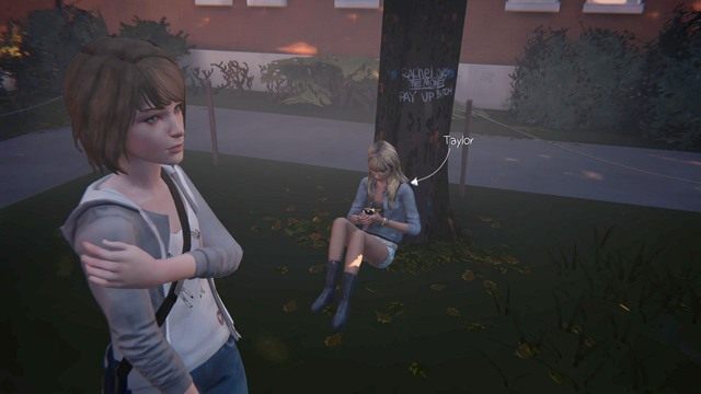 Czwarta decyzja odnosi się do momentu pokazanego w drugim rozdziale epizodu - Life is Strange: Out of time - Decyzje - Life is Strange - poradnik do gry