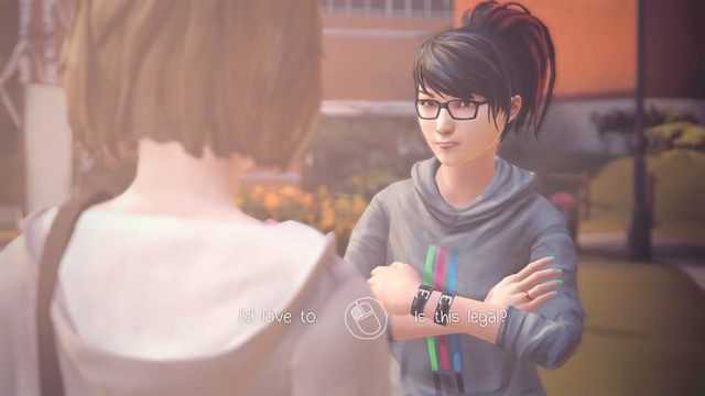 Podczas rozmowy z Brooke, będziesz mógł nawiązać z nią bliższy kontakt - Life is Strange: Chrysalis, Rozdział 2 - solucja, opis przejścia - Life is Strange - poradnik do gry