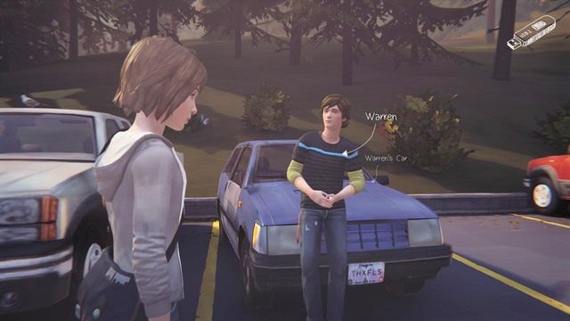 Po przejściu na parking skieruj się na jego lewą stronę gdzie znajdziesz wóz rekreacyjny - Life is Strange: Chrysalis, Rozdział 4 - solucja, opis przejścia - Life is Strange - poradnik do gry