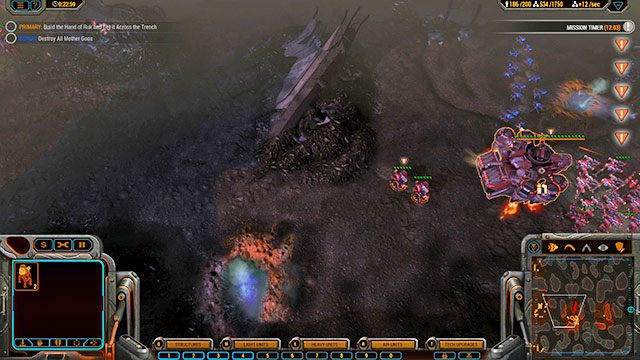 Walcząc przesuwaj się na wschód - Misja 4 - The Trench | Kampania Beta | Grey Goo - Grey Goo - poradnik do gry