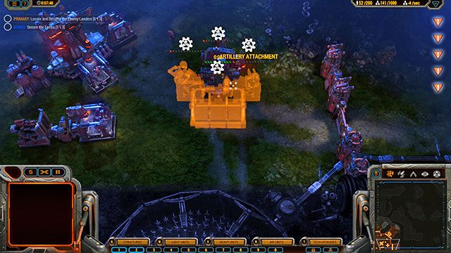 Po skompletowaniu dużej grupy uderzeniowej czas na atak - Misja 2 - Ruks Bend | Kampania Beta | Grey Goo - Grey Goo - poradnik do gry