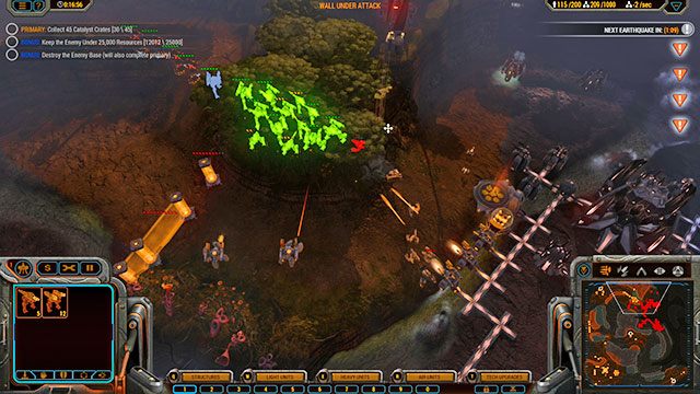Avalanche i Hellraid skieruj do niszczenia wrogich wieżyczek - Misja 3 - The Quarry | Kampania Beta | Grey Goo - Grey Goo - poradnik do gry