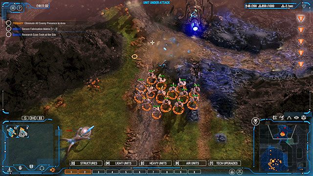 Przy ostatnim źródle surowców natrafisz na kolejną Mother Goo [5] - Misja 6 - The Headwaters | Kampania Human | Grey Goo - Grey Goo - poradnik do gry