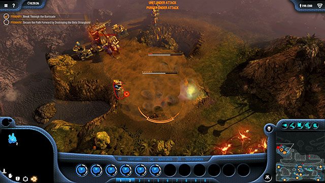 Po zniszczeniu obu zachodnich baz dotrzesz do głównej siedziby wroga - Misja 14 - The Barricade | Kampania Goo | Grey Goo - Grey Goo - poradnik do gry