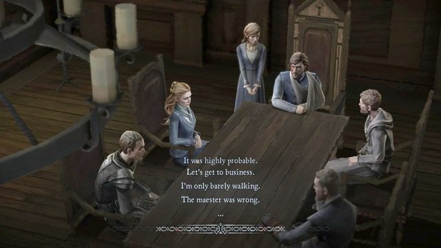 Po dotarciu na zebranie porozmawiaj ze zgromadzoną tam radą - Rozdział 3| Epizod 2 - The Lost Lords | Game of Thrones - Game of Thrones - A Telltale Games Series - poradnik do gry