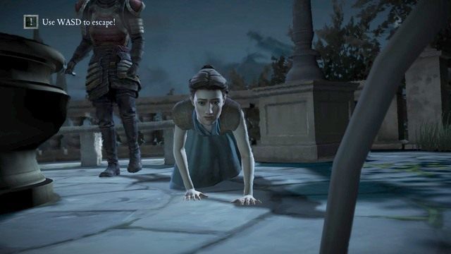 Podczas rozmowy zostaniesz zaatakowany przez Damiena - Rozdział 6| Epizod 2 - The Lost Lords | Game of Thrones - Game of Thrones - A Telltale Games Series - poradnik do gry