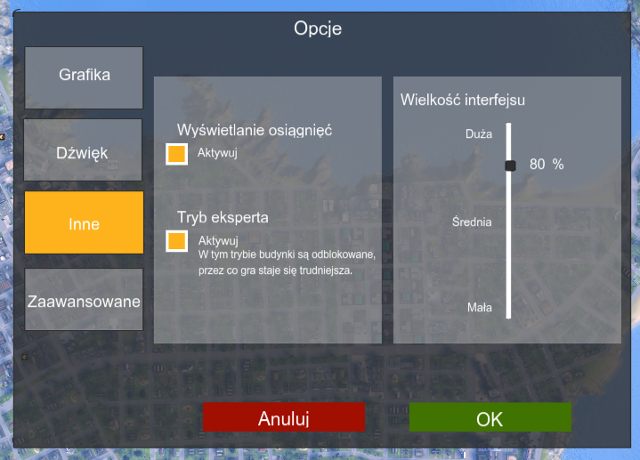 Jeśli jesteś już zaznajomiony z grą i chciałbyś się trochę pobawić możesz wejść do opcji i w ustawieniach gry włączyć Tryb Ekspercki - Tryb ekspercki | Być Ekspertem | Cities XXL - Cities XXL - poradnik do gry