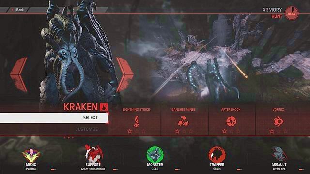 Kraken jest potworem, który potrafi unosić się i latać - Kraken | Potwory Evolve - Evolve - poradnik do gry