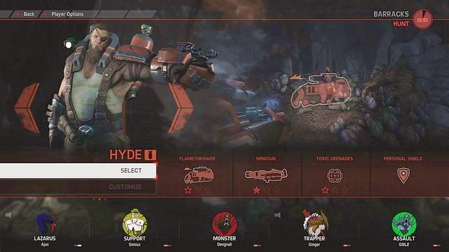 Hyde jest drugim przedstawicielem klasy Assault i można go odblokować poprzez wypełnienie odpowiednich kamieni milowych - Assault | Łowcy Evolve - Evolve - poradnik do gry