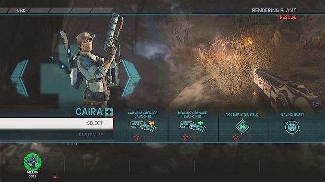 Caira jest ostatnim przedstawicielem klasy Medic w podstawowej wersji gry - Medic | Łowcy Evolve - Evolve - poradnik do gry